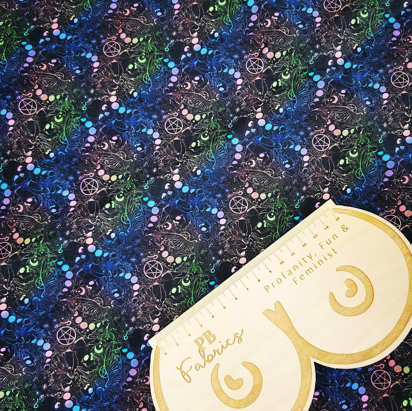 Celestial Skulls Cotton