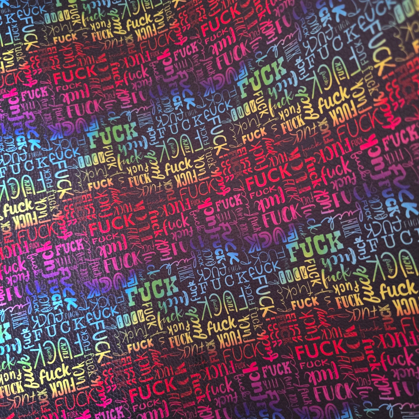 1/2m leatherette Rainbow Fucks