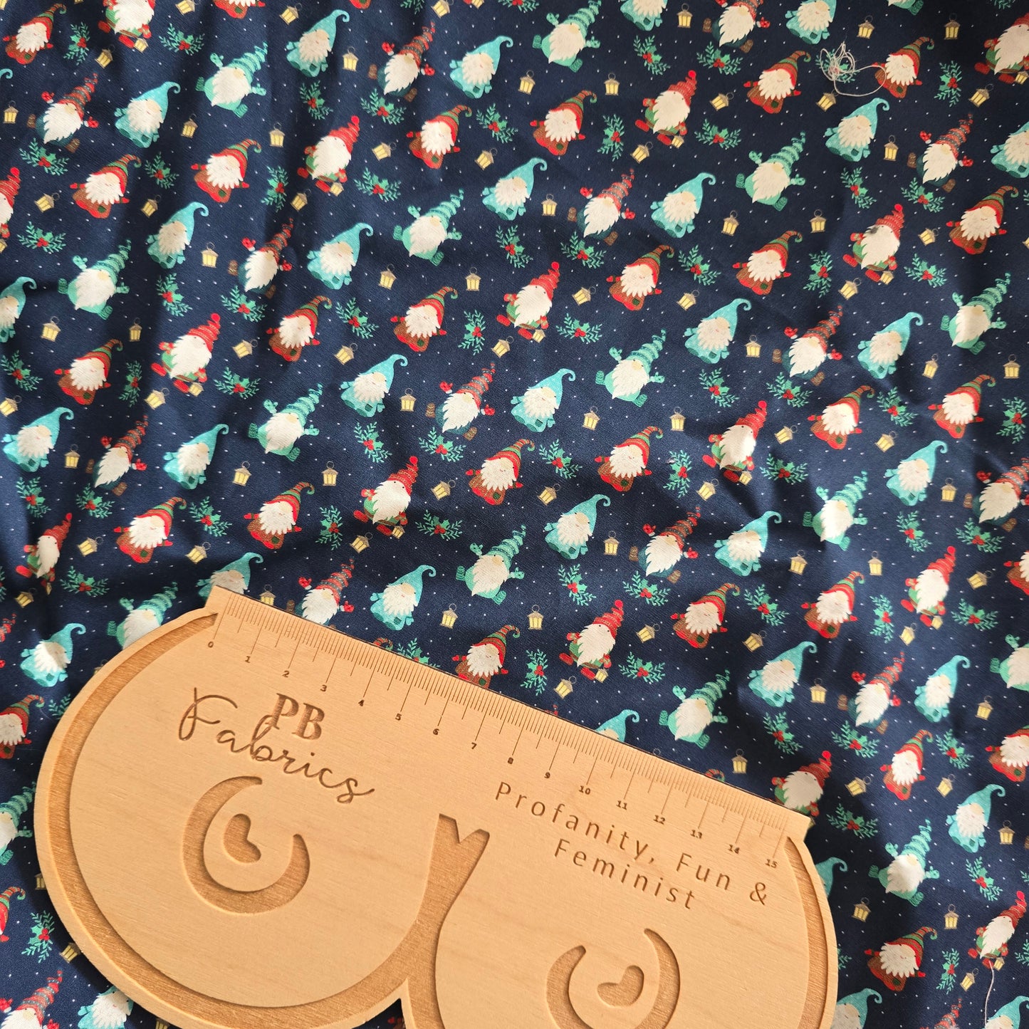 Gonking around the Christmas Tree Cotton (£14pm)