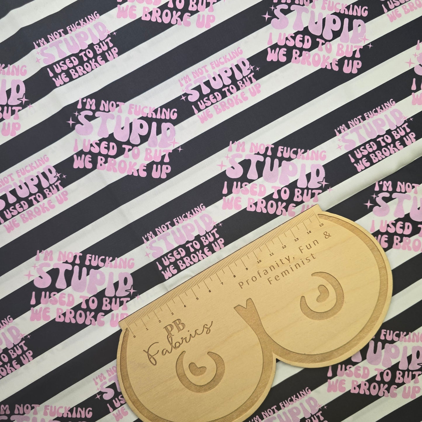 I'm not fucking stupid Cotton £14.60 pm) Velvet (£16pm)