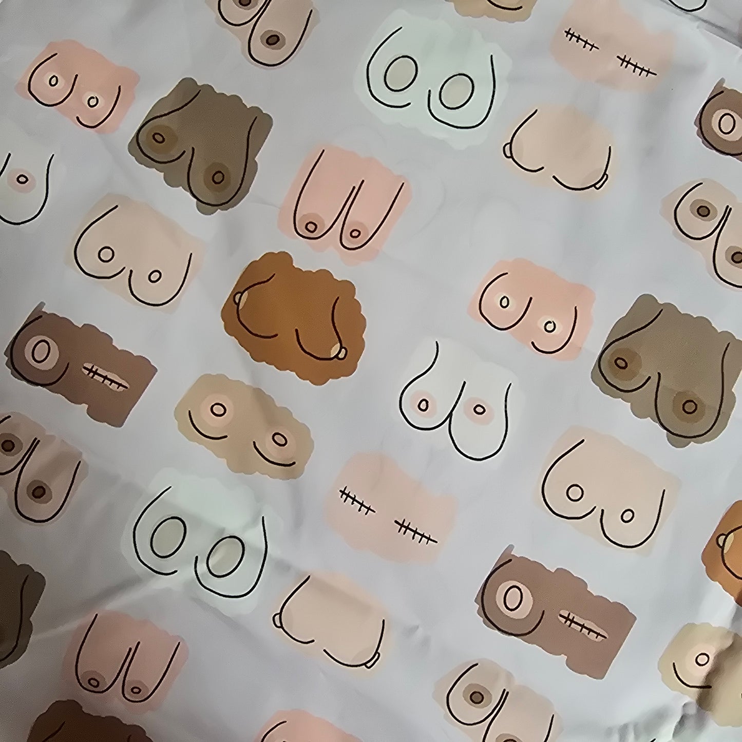 Pink Boobs of All Shapes and Sizes Cotton (£14.60 PM)