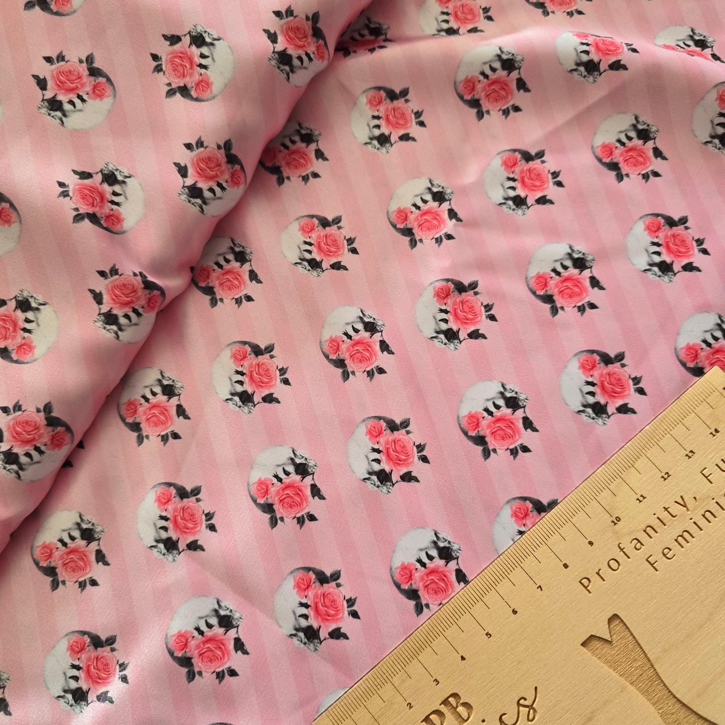 Blush Skull Satin (£14pm)