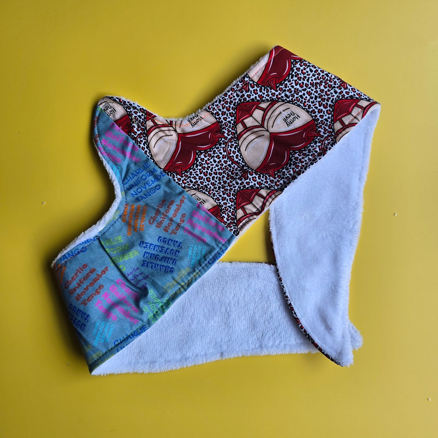 Patchwork Collection XL 25" & XXL 31" Ready to Ship UK Made Bamboo Bra Liner| Underbust Sweat Catcher