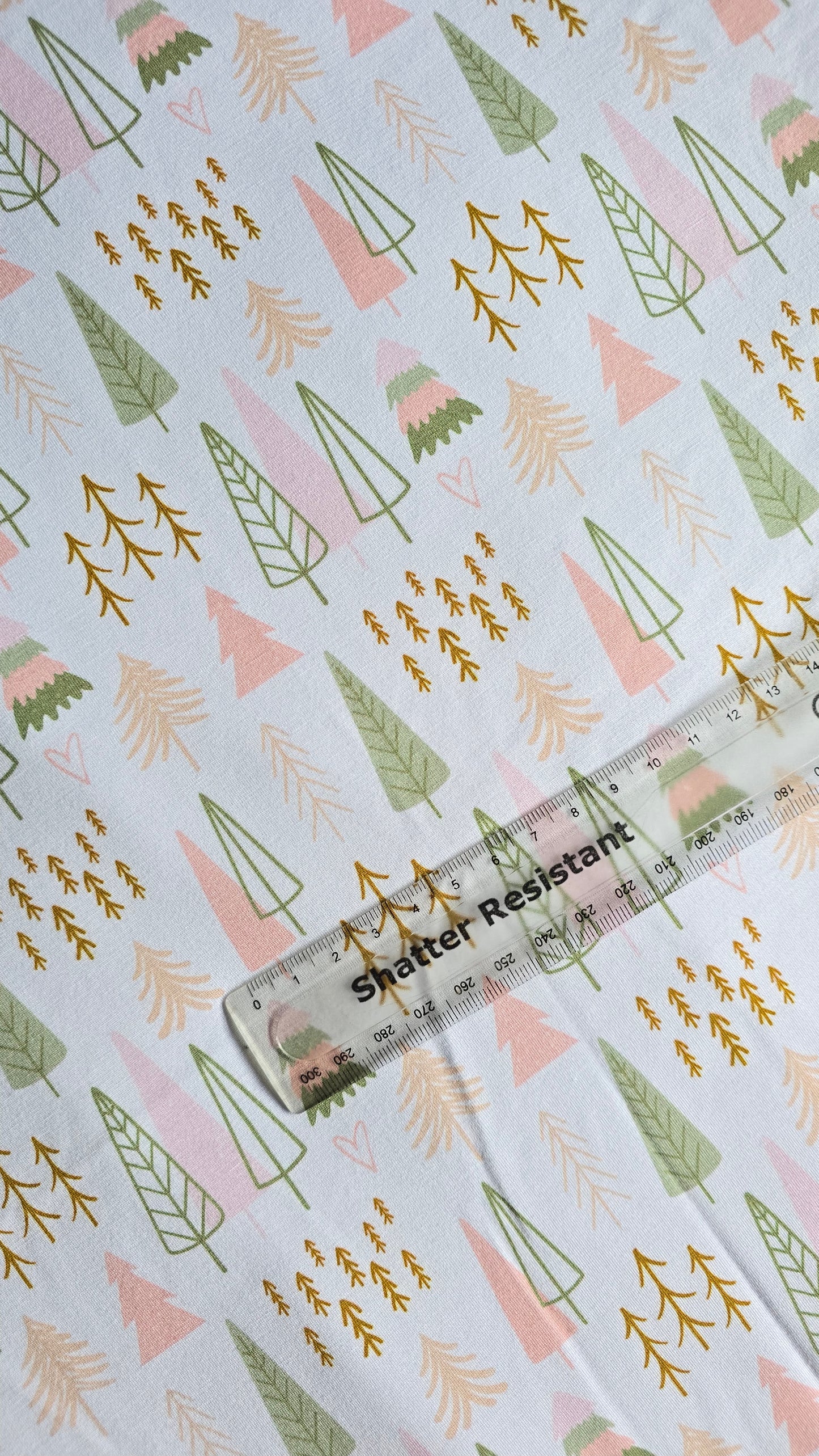 Blush and Sage Christmass Tree Bamboo Lycra (£18PM)