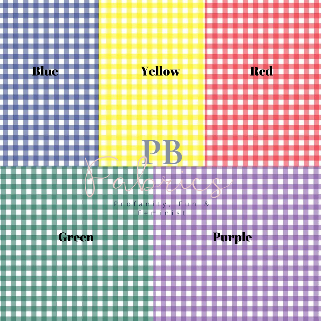 Chunky Gingham Bullet Pre Order