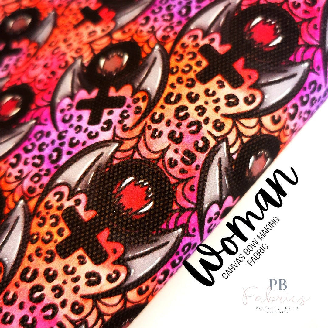 Woman Bow Making Canvas