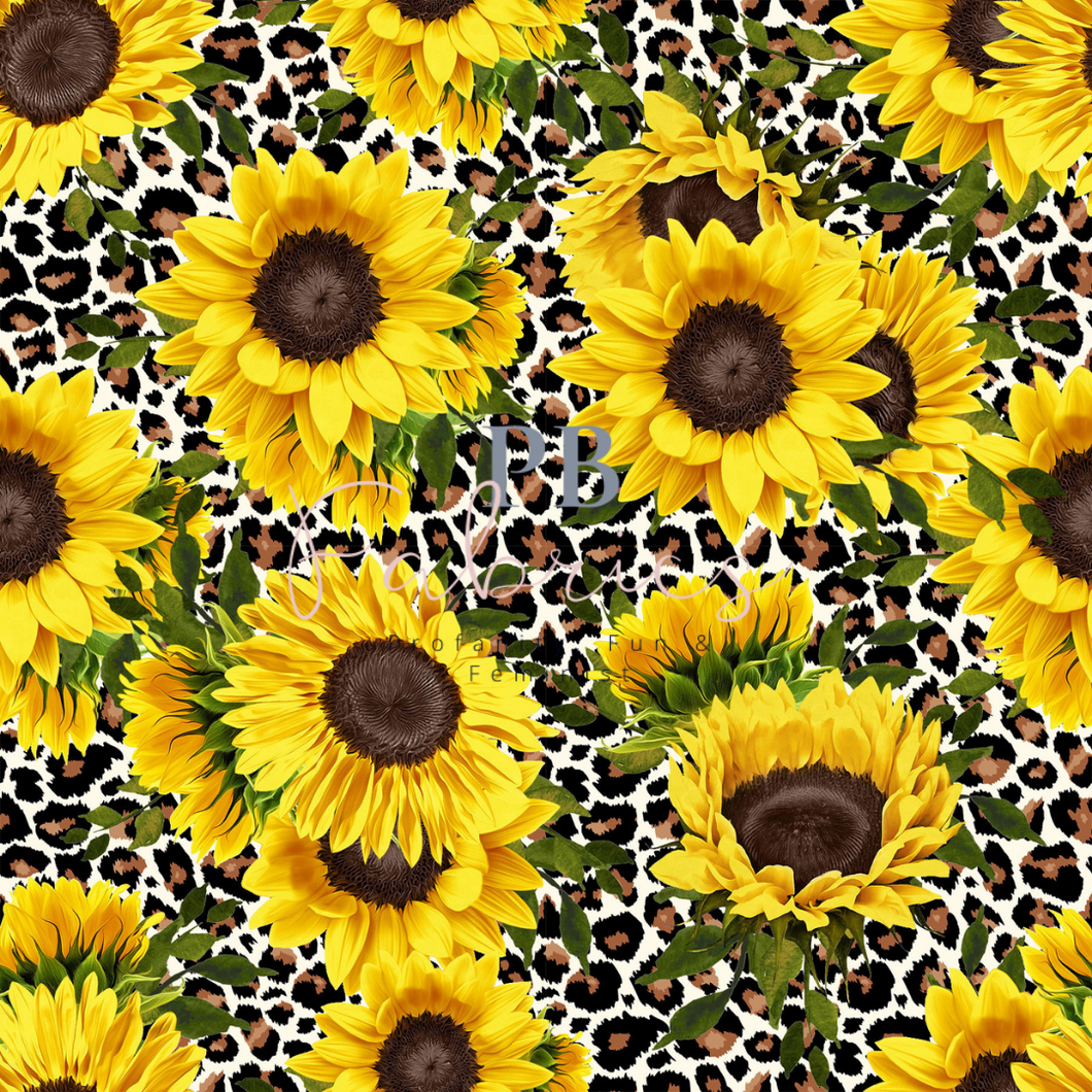Leopard Print Sunflowers Pre Order