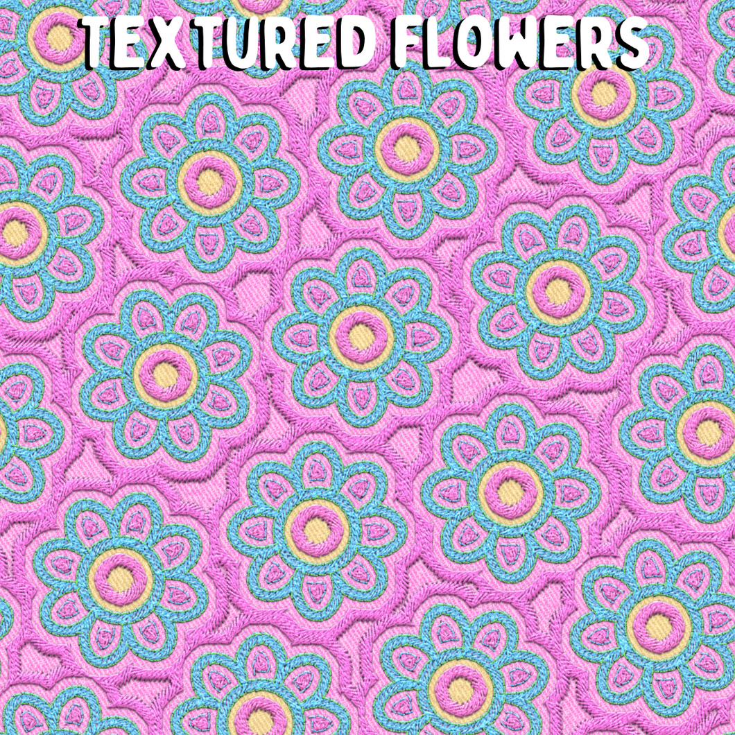 Textured Flowers Pre Order