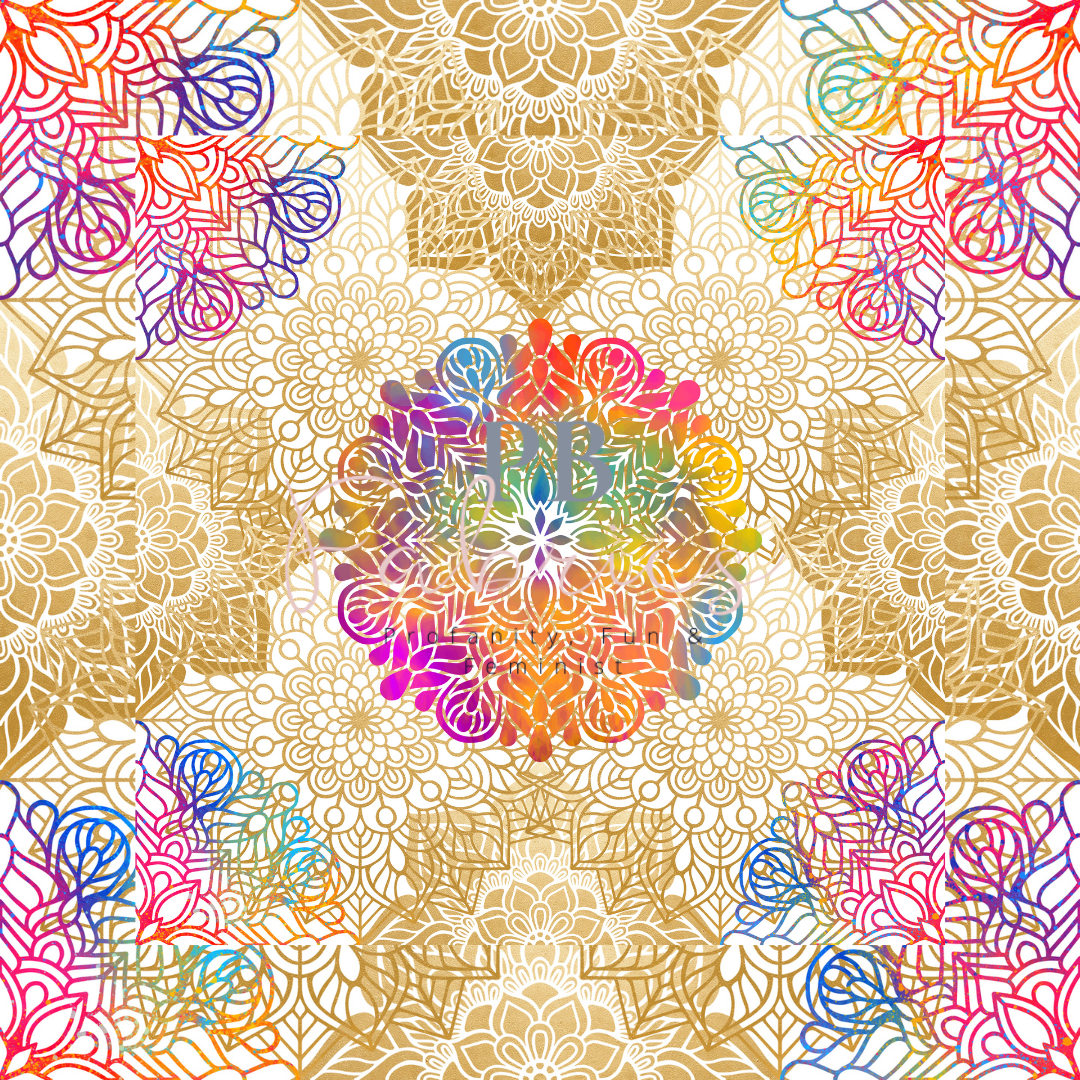 Golden Rainbow Mandala Pre Order