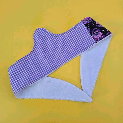 XL 25" & XXL 31" UK Made Bamboo Bra Liner Multiple Prints| Underbust Sweat Catcher