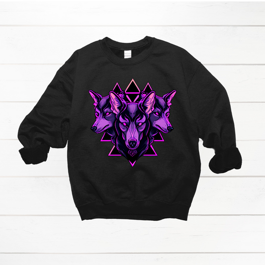 DTF PRE ORDER - Pastel Goth Wolves