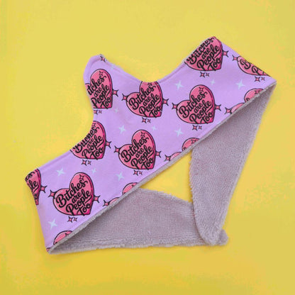 XL 25" & XXL 31" UK Made Bamboo Bra Liner Multiple Prints| Underbust Sweat Catcher