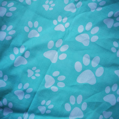 Paw Prints Cotton Poplin multiple colours