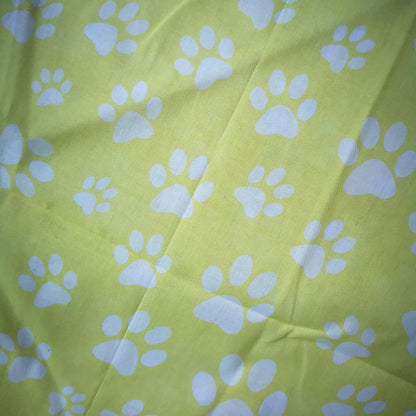 Paw Prints Cotton Poplin multiple colours