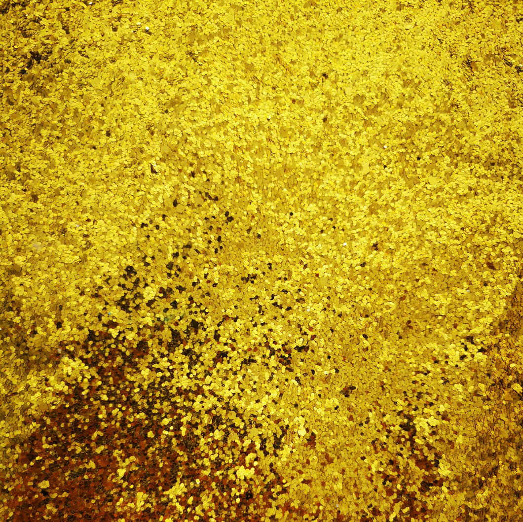 Gold Chunky Glitter Fabric