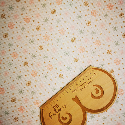 Blush and Sage snowflakes Christmas Bullet (£15 PM)
