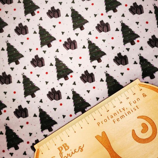 Merry Gothmas Velvet Fabric(£16 PM)