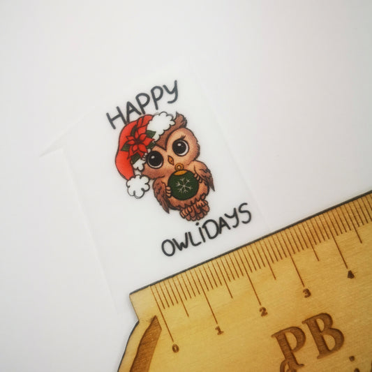 Happy Owlidays Dinky DTF