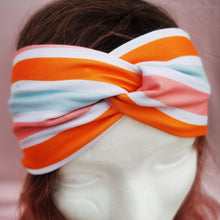 Load image into Gallery viewer, Summer stripes Headwrap
