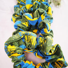 Load image into Gallery viewer, Puck Futin Ukraine themed Scrunchie
