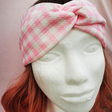Load image into Gallery viewer, Pink gingham Headwrap
