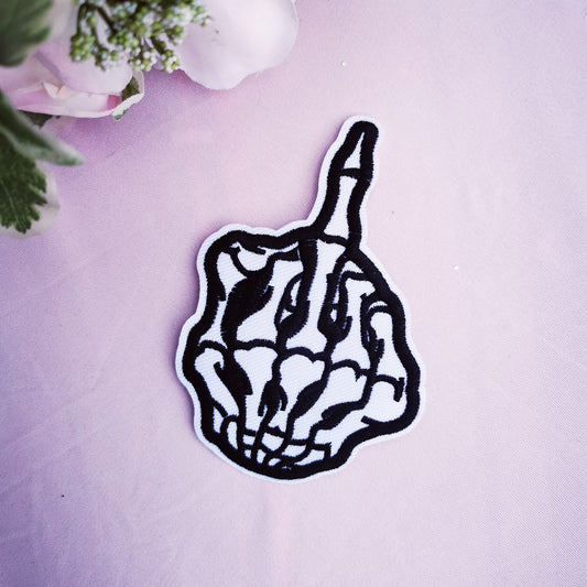 Middle Finger medium Iron on Transfers