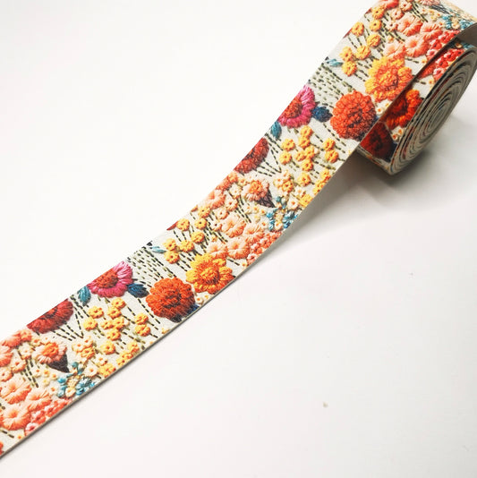 PB Wristlet Strips - Embroidery Flowers