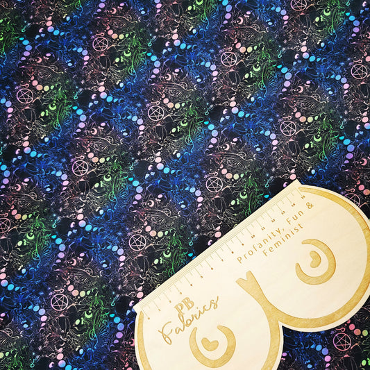 Celestial Skulls Cotton