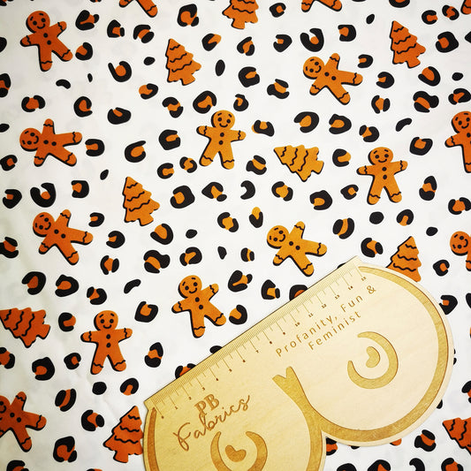 Leopard gingerbread Christmas Cotton (£14PM)