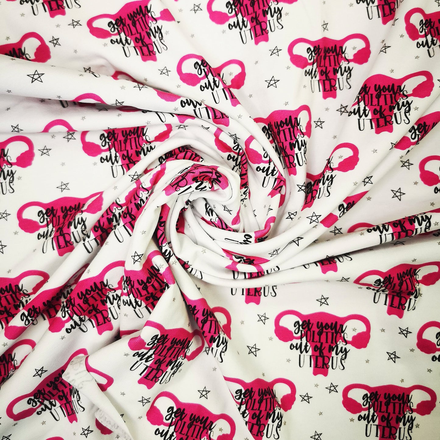 Uterus Politics Cotton Lycra (£18 pm)