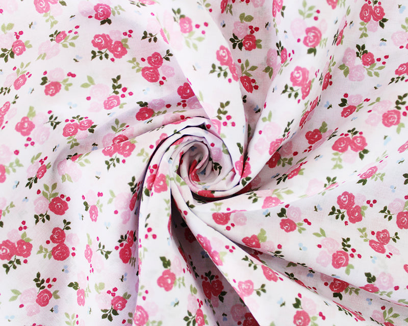 Dinky Triple Rose Poly Cotton (£3.50 PM)