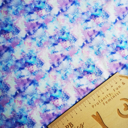 Tie Dye Spider Webs cotton lycra £18