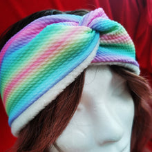 Load image into Gallery viewer, Refresher Pastel Rainbow Headwarmer
