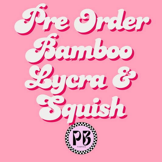 Profanity ALL Past Designs Pre Order Bamboo Lycra & Squish
