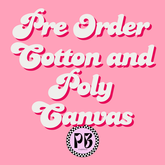 Profanity ALL Past Designs Pre Order Cotton and Poly Canvas