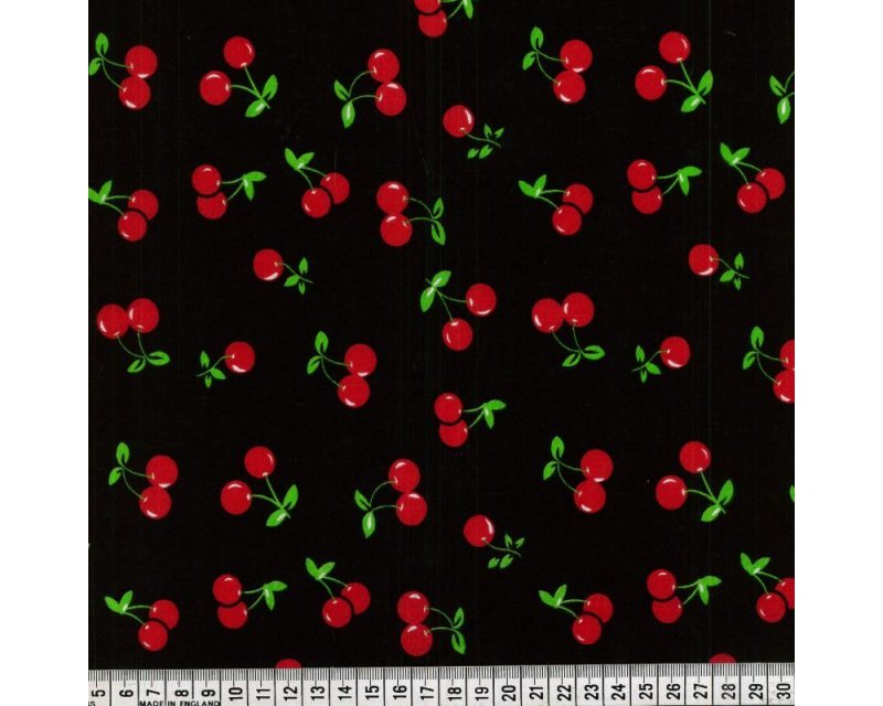 Cherries Poly Cotton (£3.60 PM)