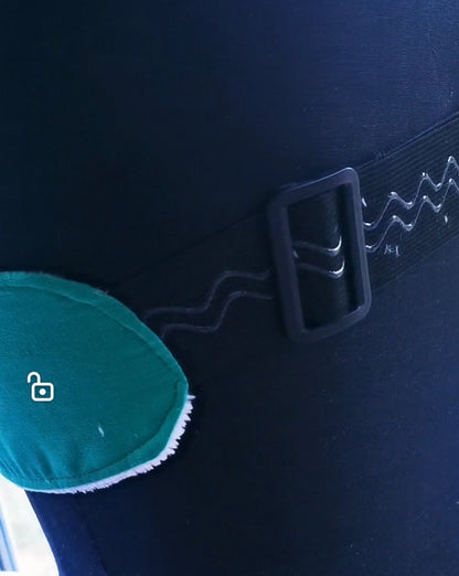 Braless underbust sweat catcher