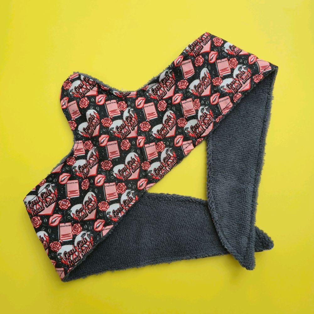 XL 25" & XXL 31" UK Made Bamboo Bra Liner Multiple Prints| Underbust Sweat Catcher