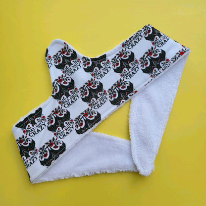 XL 25" & XXL 31" UK Made Bamboo Bra Liner Multiple Prints| Underbust Sweat Catcher