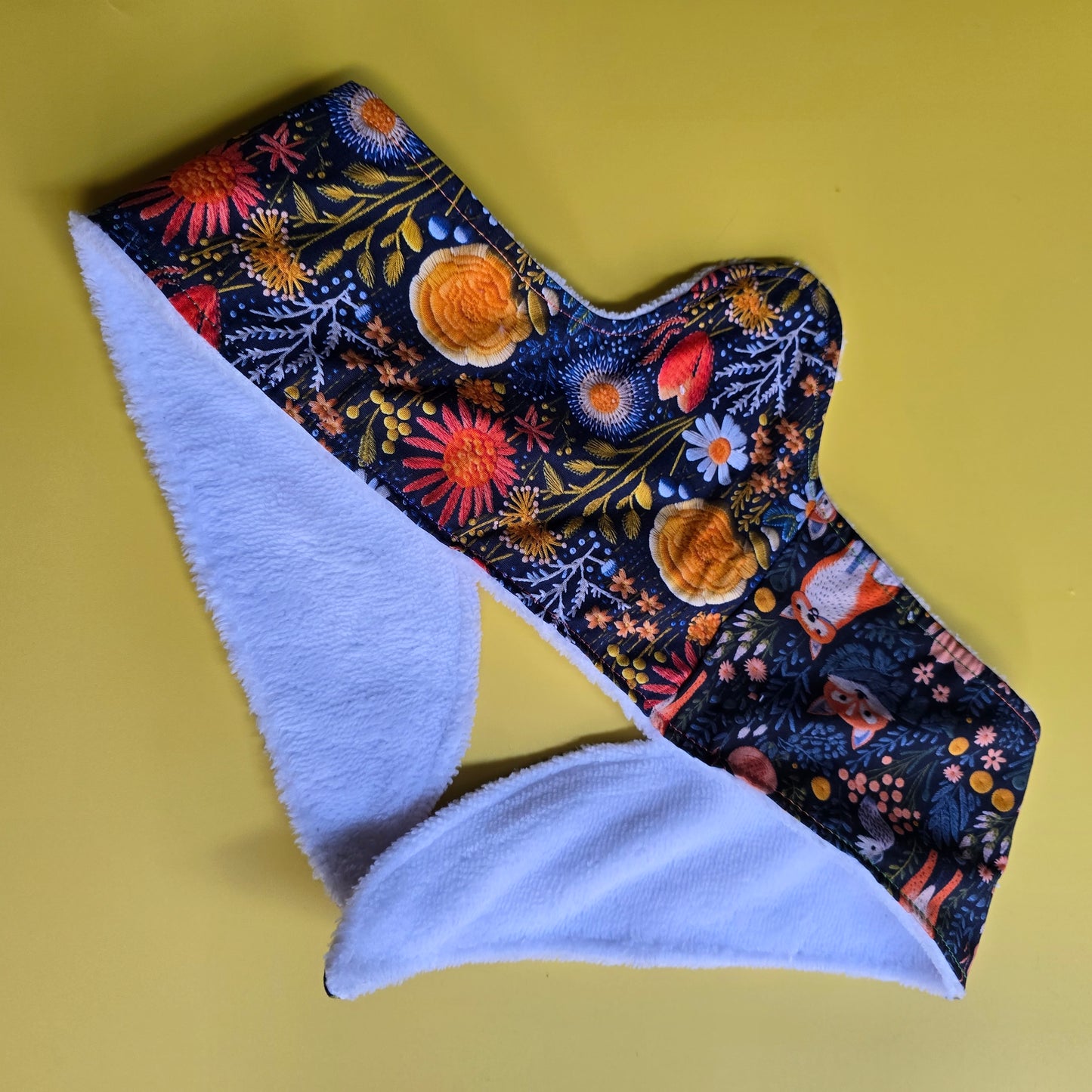 XL 25" & XXL 31" Ready to Ship UK Made Bamboo Bra Liner Multiple Prints| Underbust Sweat Catcher
