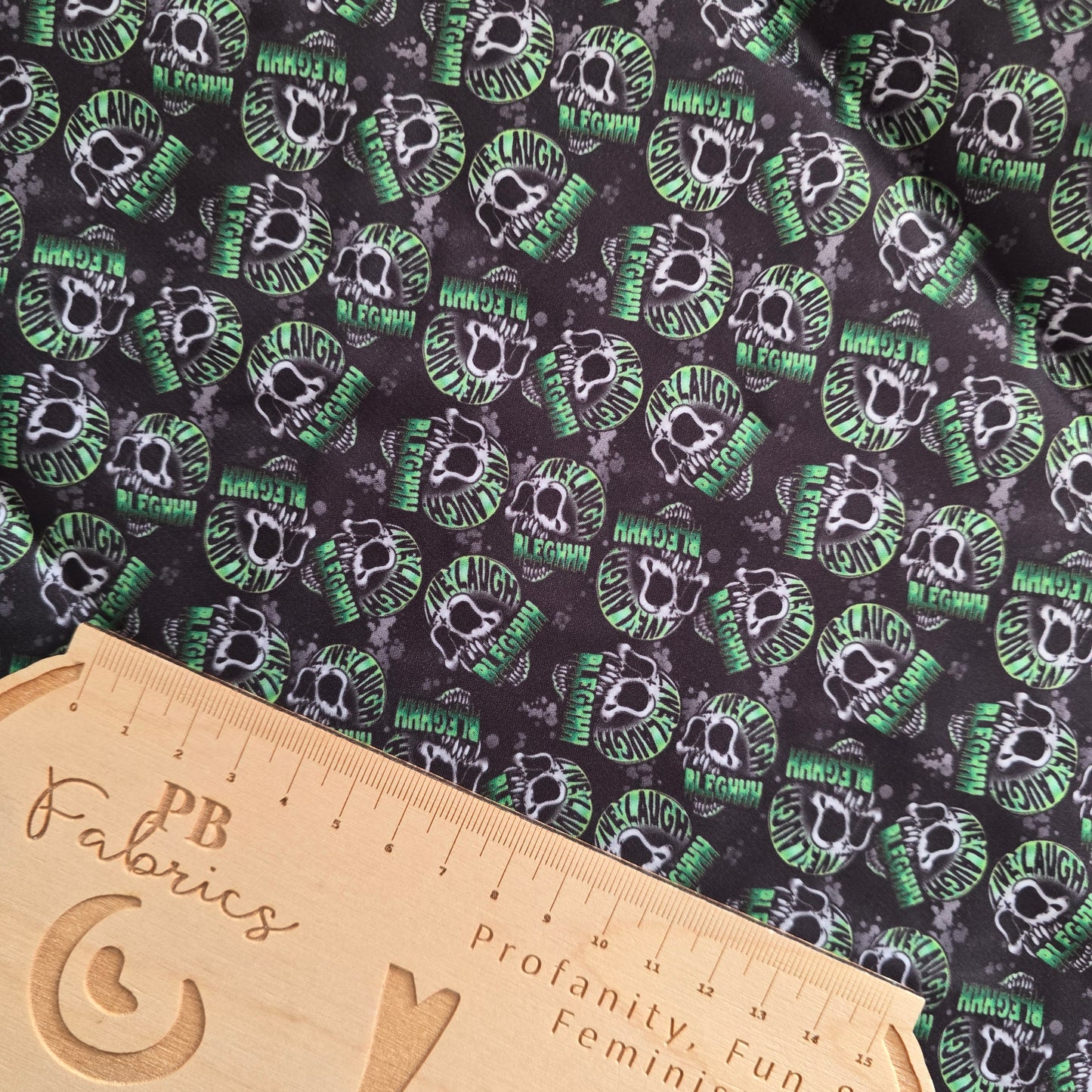 Live, Laugh, Bleugh Satin (£14pm)