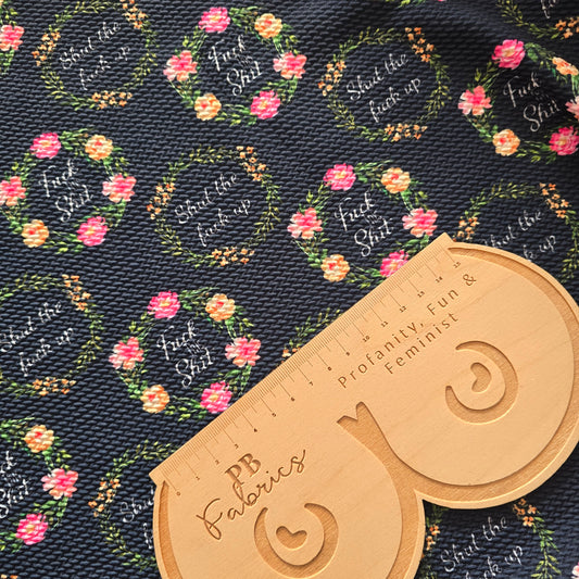 Fuck This Shit Bullet Fabric Remnant (£15PM)