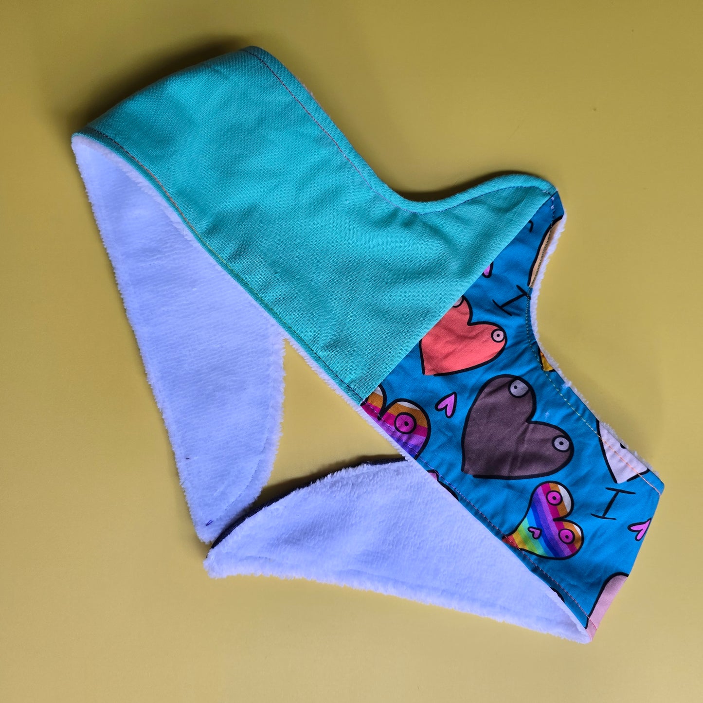 XL 25" & XXL 31" Ready to Ship UK Made Bamboo Bra Liner Multiple Prints| Underbust Sweat Catcher