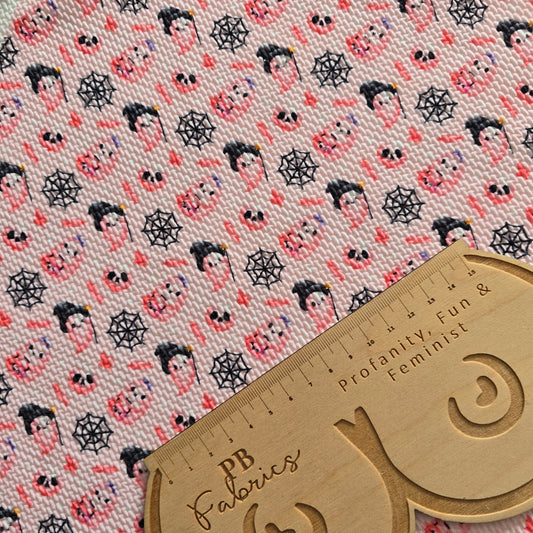 Pink Ghosts Bullet Fabric (£15PM)