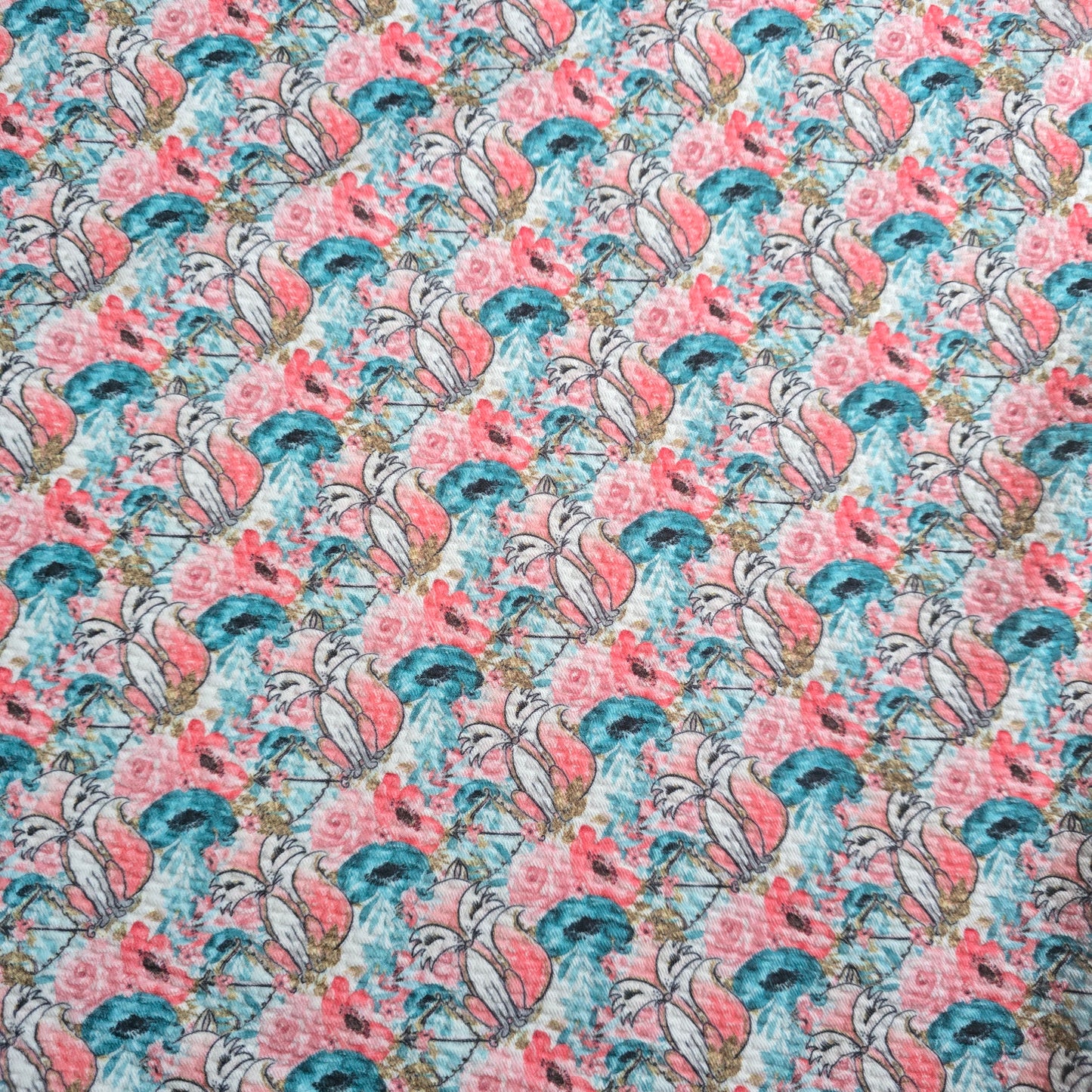 Floral Fox Remnant (£15 pm)