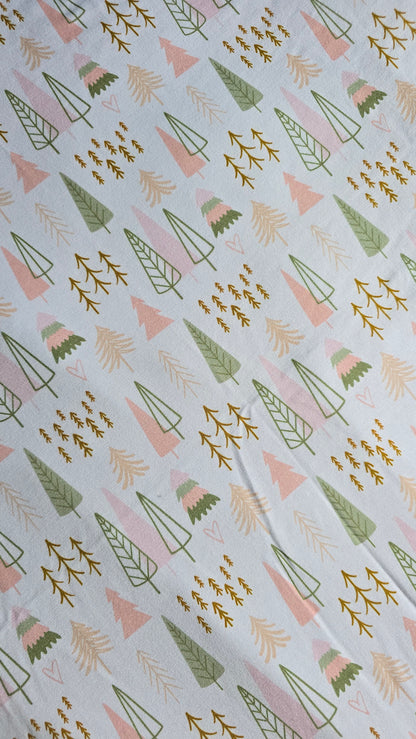 Blush and Sage Christmass Tree Bamboo Lycra (£18PM)