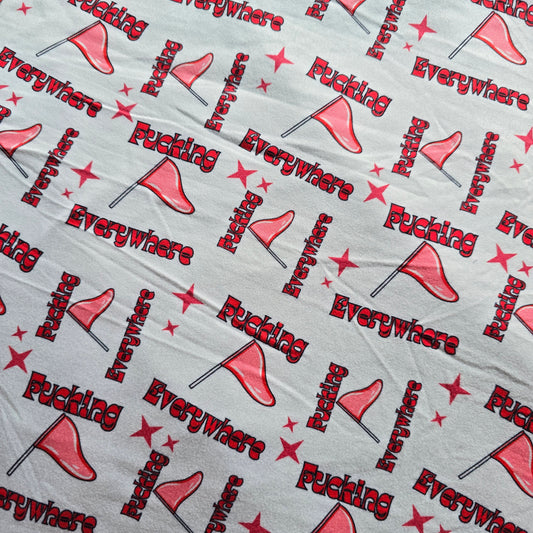 Fucking Red Flags DBP Fabric (£15PM)