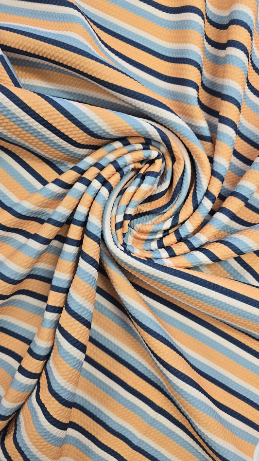 Forever Violet Autumnal Stripe Bullet Fabric (£15PM)