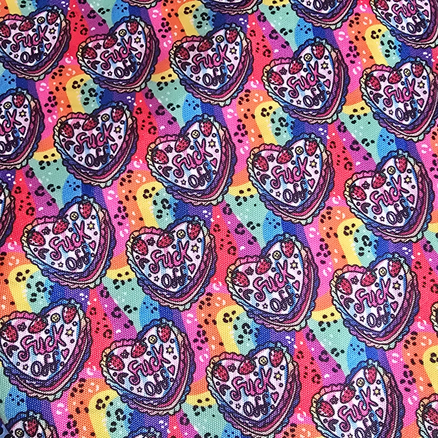 Fuck Off Cake Poly Canvas (£15pm)