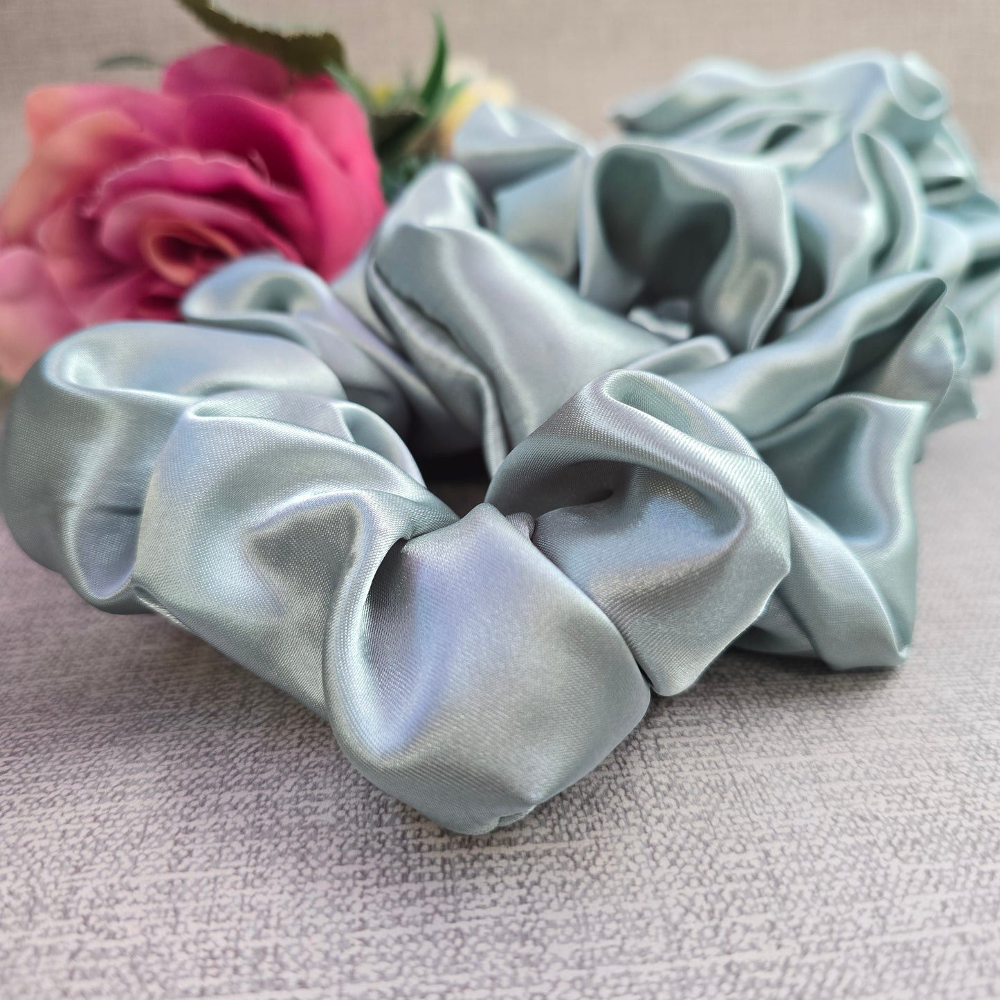 Pistaschio Satin Scrunchie